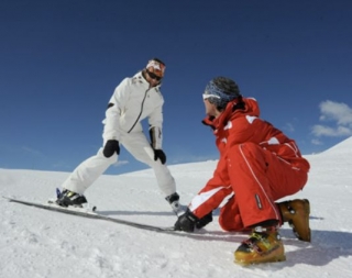  Primera clase de esquí en Les Houches 